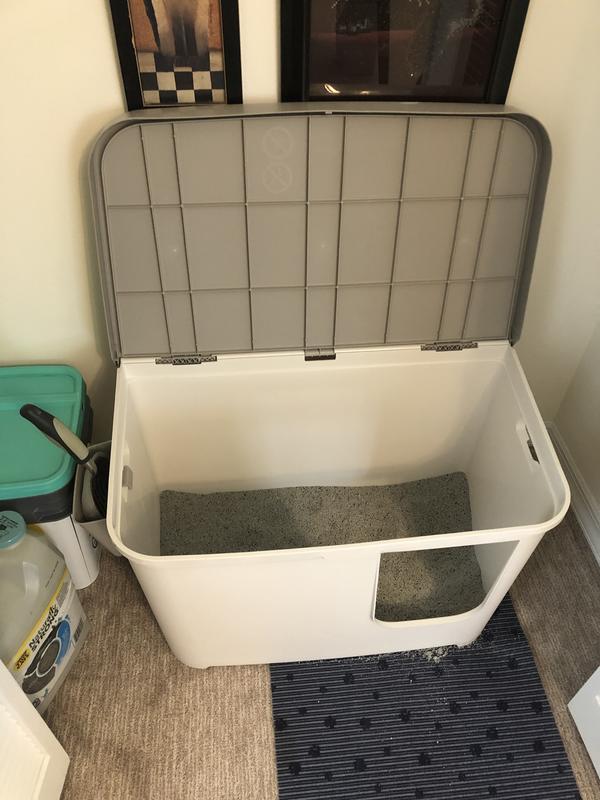 FRISCO MultiFunction Covered Cat Litter Box, 29in, Without Tray