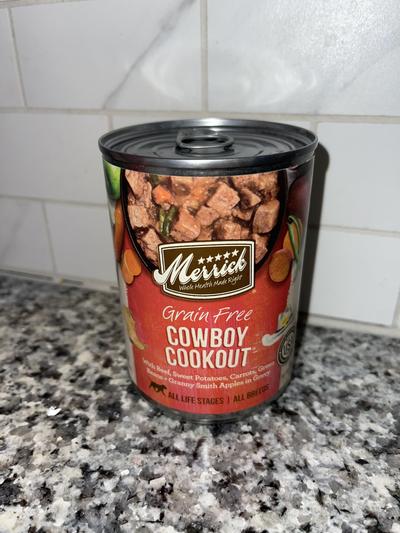 Merrick cowboy clearance cookout dog food