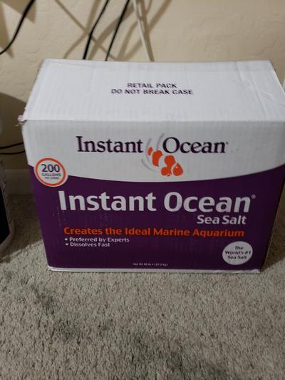 Instant ocean outlet salt 200 gallon