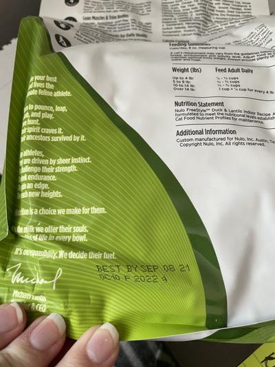2nd bag with sep 08 exp date but different lot number