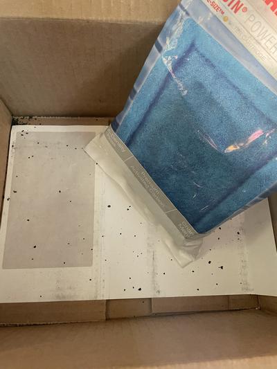 Leaked all over the box, unopened filter
