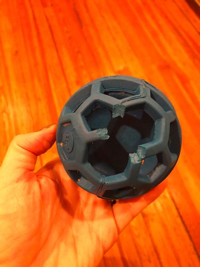JW PET Treat N Squeak Ball Treat Dispensing Dog Toy, Medium - Chewy.com