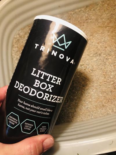 TriNova Natural Cat Litter Box Deodorizer