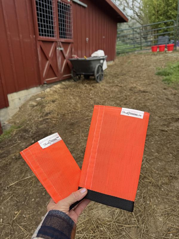 Mini size on left and pony/donkey on right