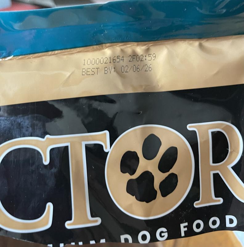 Best by date and lot number of contaminated bag