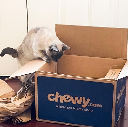 Always something special in a Chewy box! Maybe more mice this time?