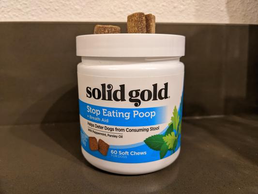 Solid gold stop hot sale eating poop chews