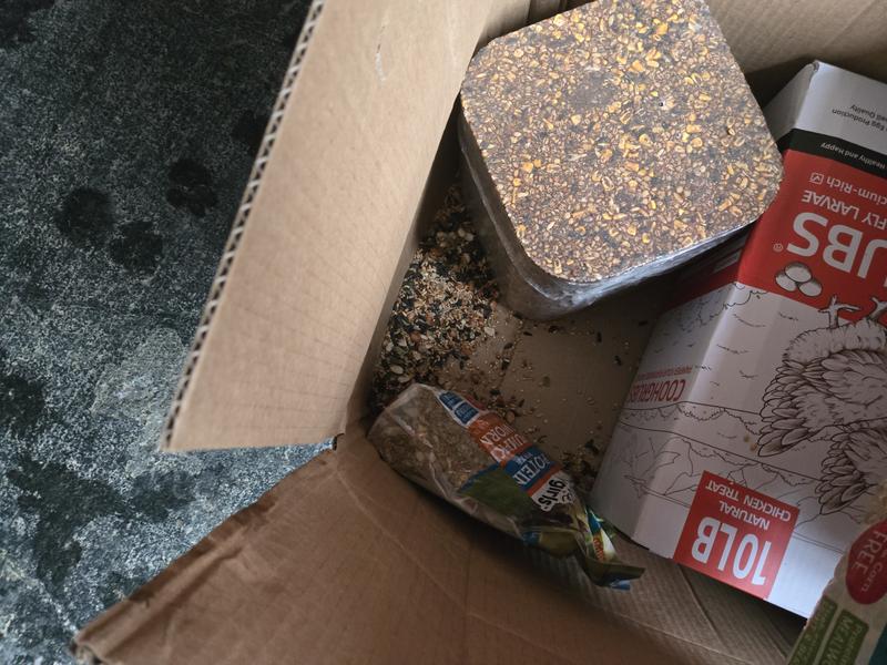 Zero packaging inside the boxes