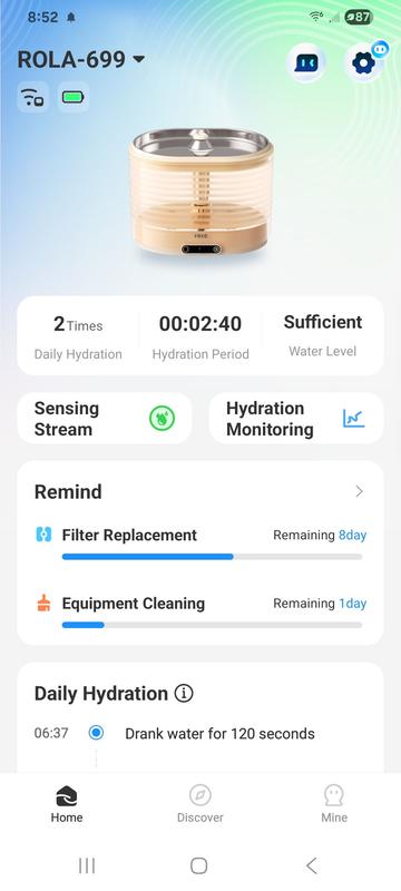 App front page