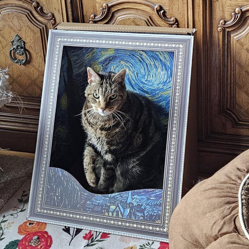 checking out a Van Gogh