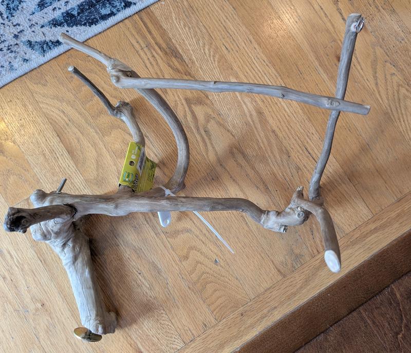 No base - just branch with a bolt