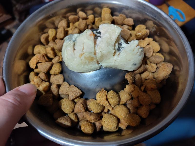 nice little topper (didn't actually have to break it up)