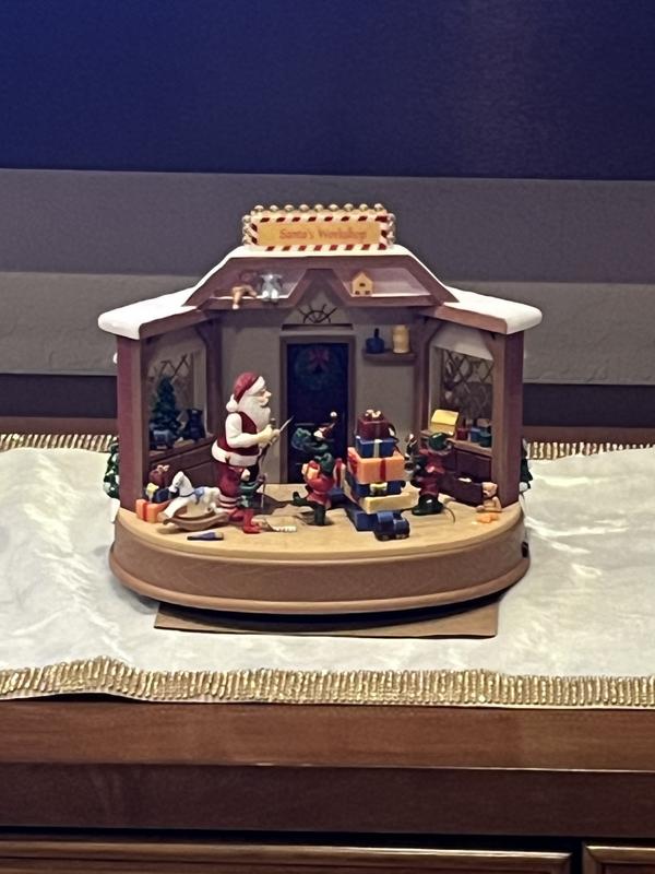 8 in. Animated Santa's Workshop – Mr. Christmas