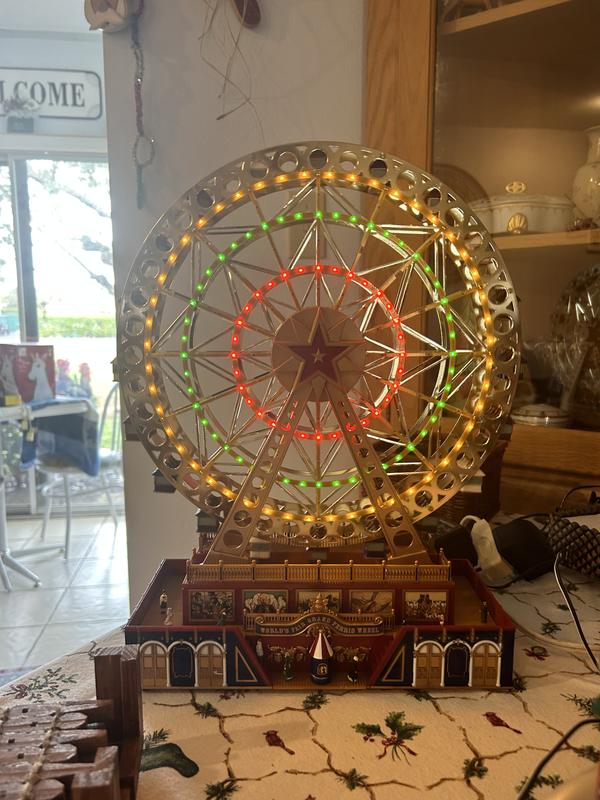 Mr. Christmas Ferris Wheel Decoration - Music, Animation, LED Lights