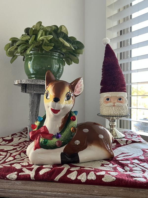 9 in. Nostalgic Ceramic Figure - Reindeer – Mr. Christmas
