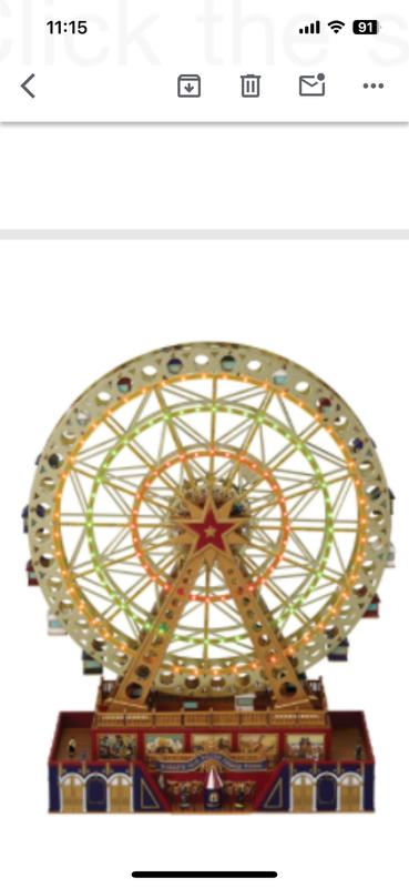 15 in. Animated World's Fair Grand Ferris Wheel – Mr. Christmas