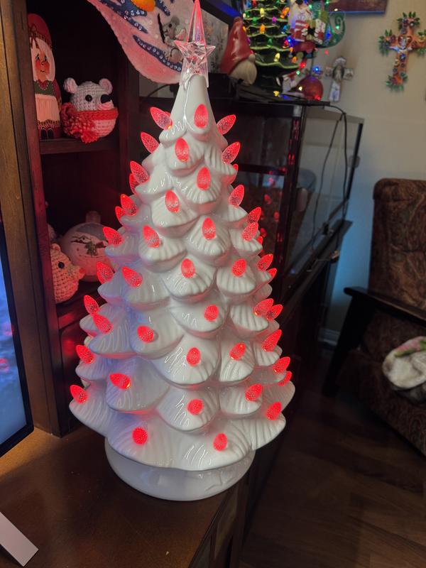 【まーちゃん さま】vintage tree ❀ 硝子のベルの クリスマスツリー 24-in-nostalgic-ceramic-tree-