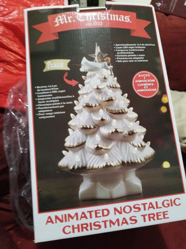 ✳︎new arrival✳︎christmastreeクリスマスツリー④white 24 in. Nostalgic Ceramic Tree - White – Mr. Christmas