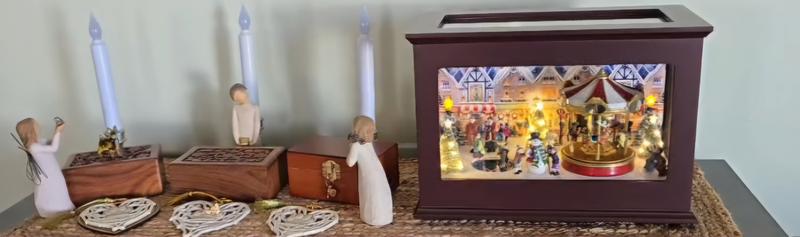 13 in. Animated Heirloom Music Box – Mr. Christmas