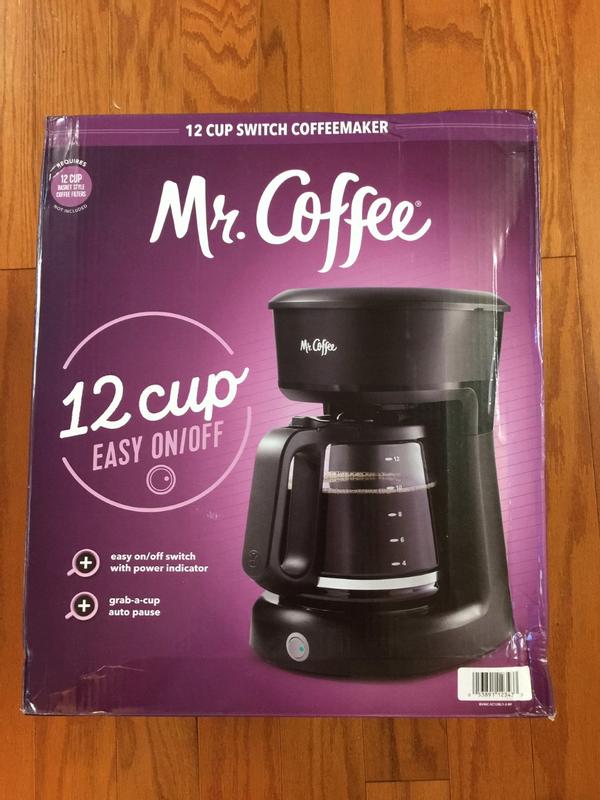 Mr. Coffee 12 Cup Switch Coffee Maker - Black : Target