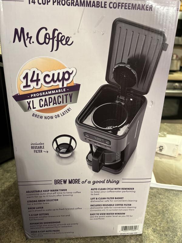 Mr. Coffee 12 Cup Dishwashable Coffee Maker with Advanced Water