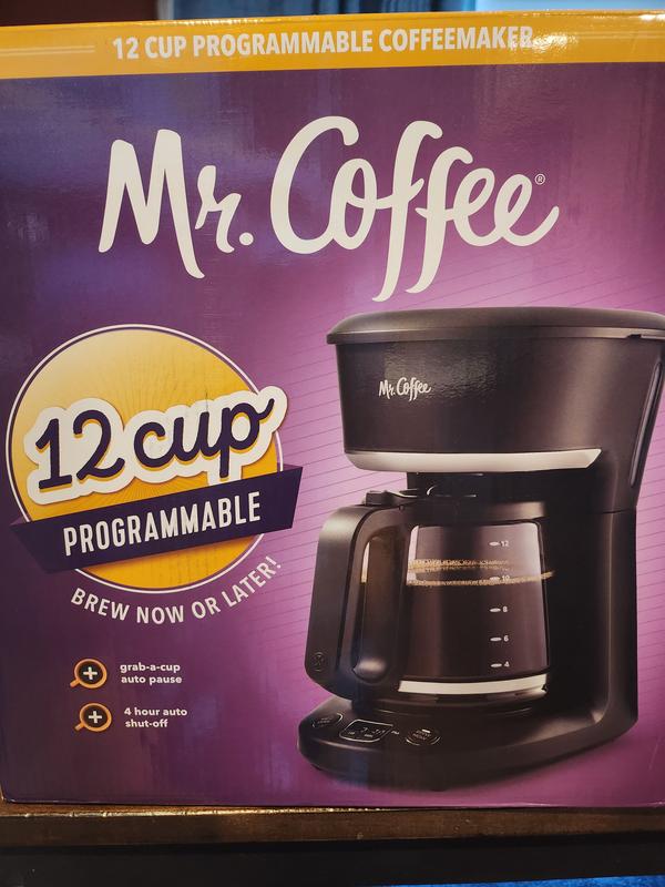 Mr. Coffee 12-Cup Programmable Auto-Shut off Grab-A-Cup Auto Pause Coffee  Maker