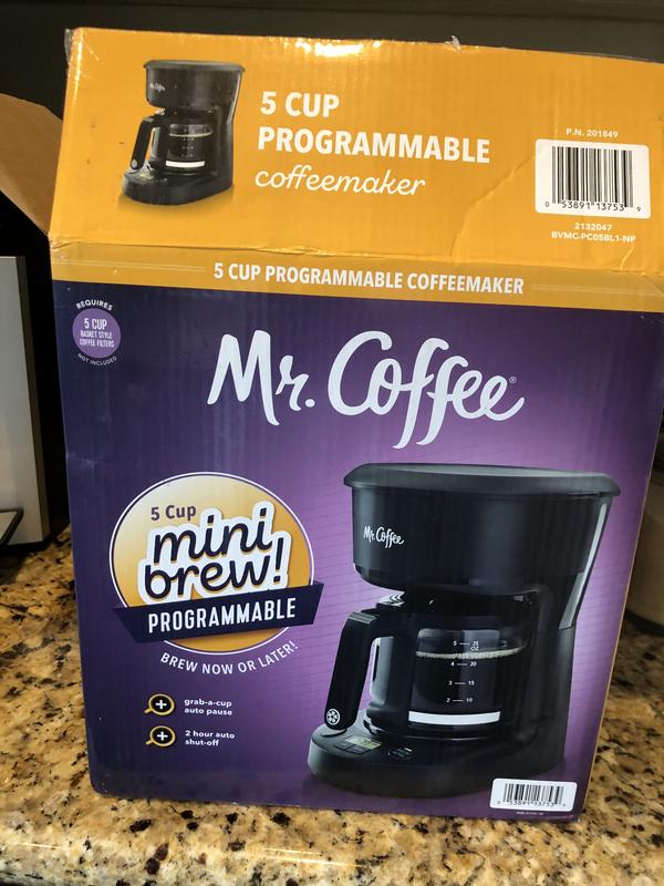 Mr. Coffee 5-Cup Programmable Coffee Maker (See Description)  REBEL