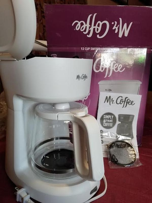 Mr Coffee 12 Cup Switch White Coffee Maker 2176664, 1 - Harris Teeter