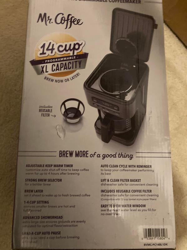 Mr. Coffee 14-Cup Programable Max Brew Coffee Maker - 2143561