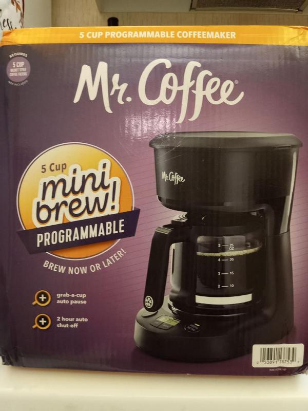 Mr. Coffee 5 Cups Black Coffee Maker & Reviews