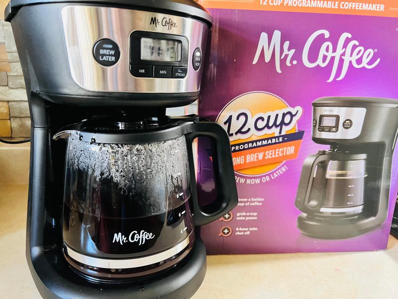 Mr. Coffee - 12-Cup Coffee Maker with Strong Brew Selector