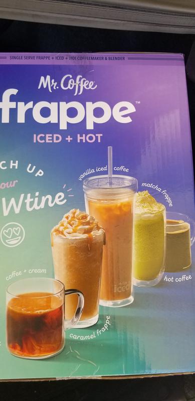 Mr. Coffee Single-Serve Frappe Iced and Hot Coffee Maker and Blender