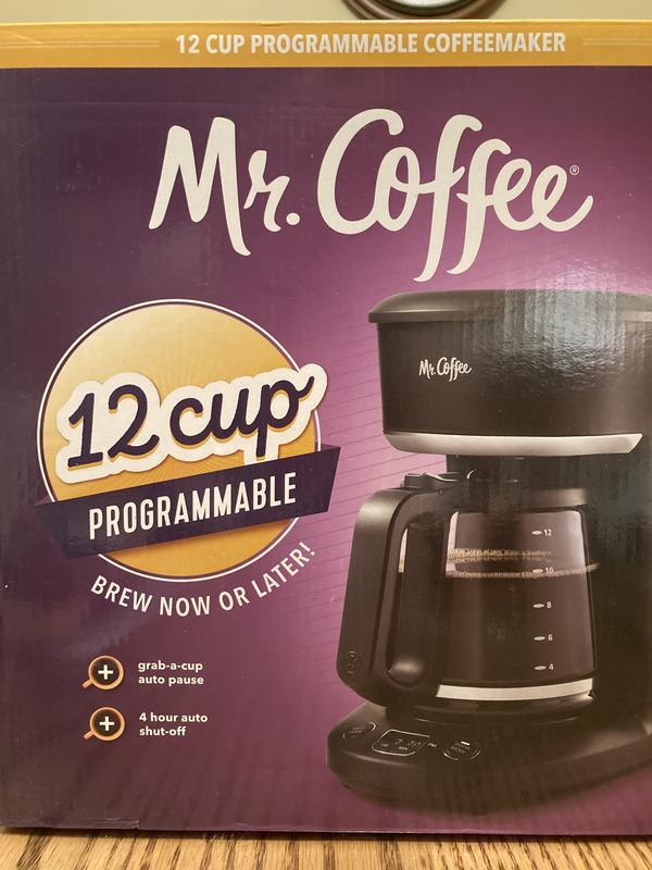 Mr. Coffee 12 Cup Programmable Coffee Maker BVMC-PC12BL2 Auto Pause & Shut  Off