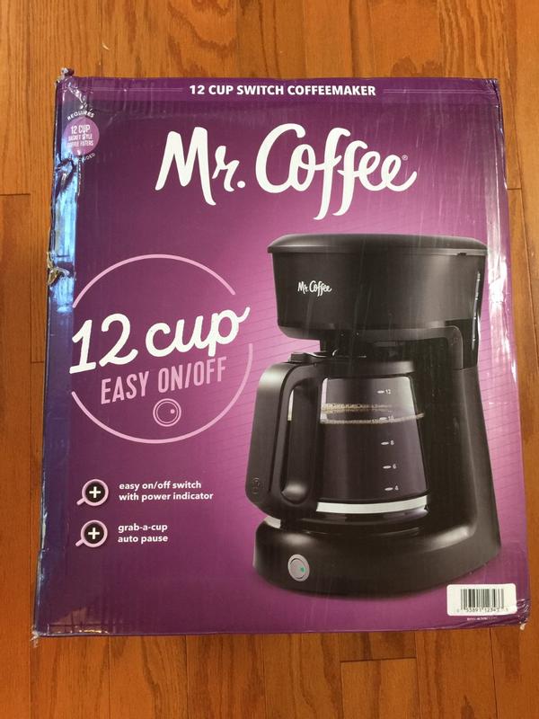 Mr. Coffee 12 Cup Switch Coffee Maker - Black