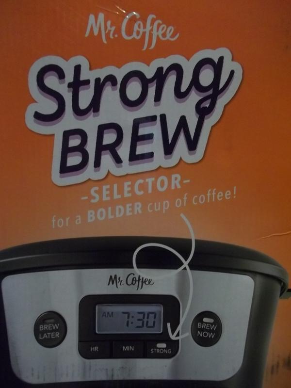 Mr. Coffee® 12-Cup Programmable Coffee Maker with Strong Brew Selector,  Stainless Steel