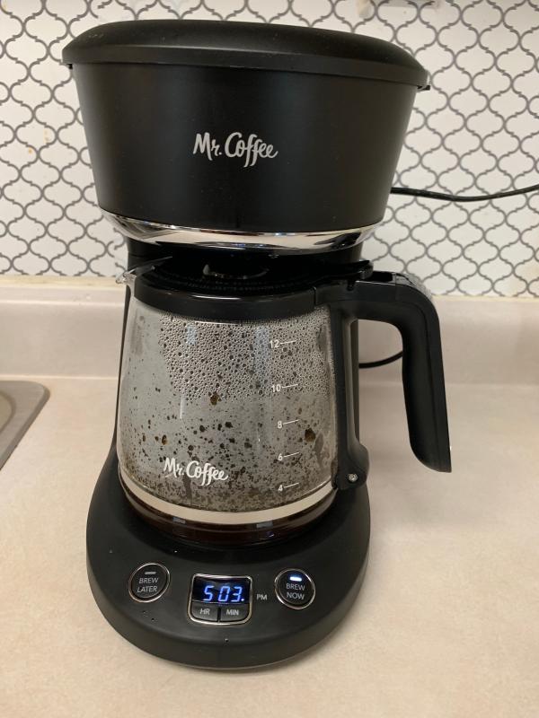 12 Cup Mr Coffee Coffeemaker, White. Works normal cafetera de 12 tazas -  general for sale - by owner - craigslist