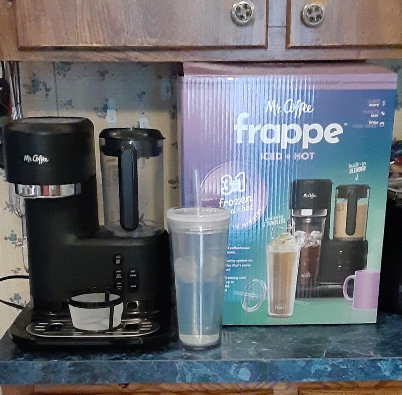 Mr. Coffee 3 In 1 ( Ice or Hot ) Frappe Machine W/ Built-in