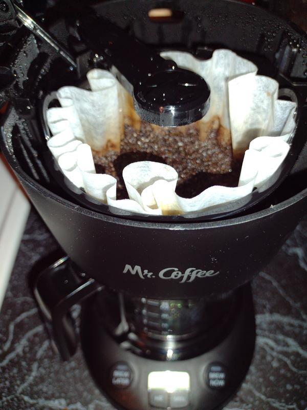 Mr. Coffee 5-Cup White Switch Coffee Maker