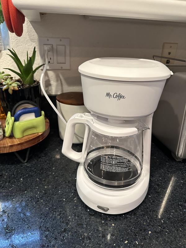 Mr. Coffee 5-Cup White Switch Coffee Maker 2134286 