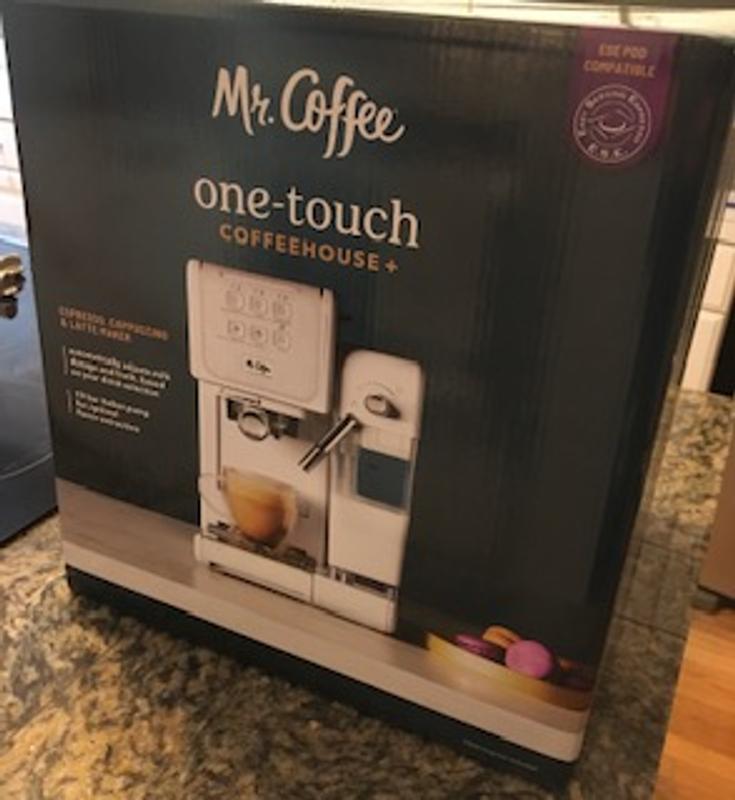 Mr. Coffee One-Touch CoffeeHouse+ Espresso, Cappuccino, and Latte Maker,  Grey