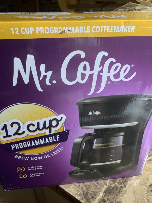 Mr. Coffee 12 Cup Programmable Coffee Maker BVMC-PC12BL2 Auto Pause & Shut  Off