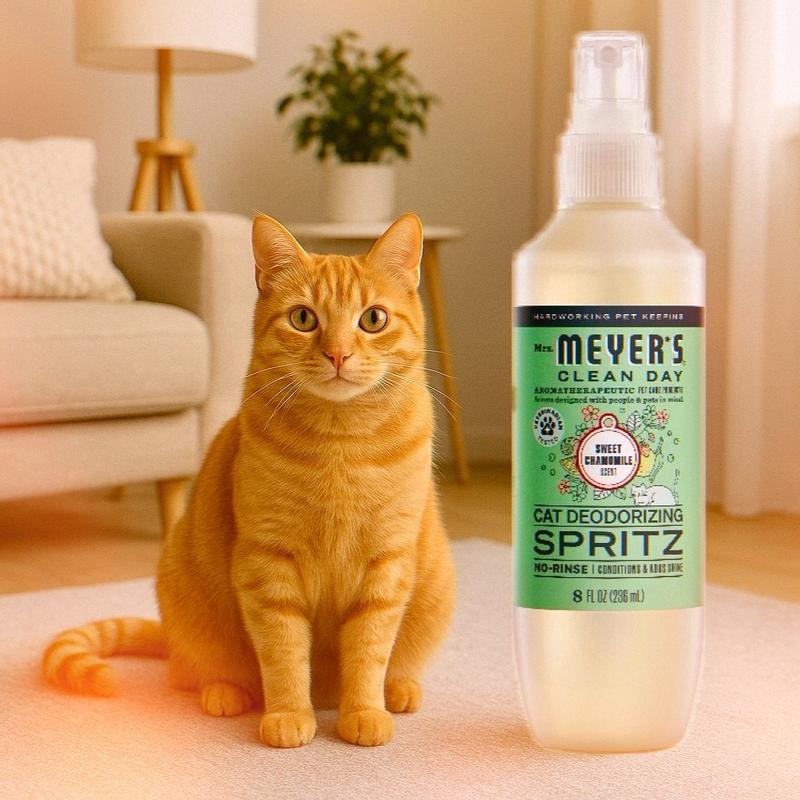 Sweet Chamomile Cat Deodorizing Spritz – Mrs. Meyer's Clean Day