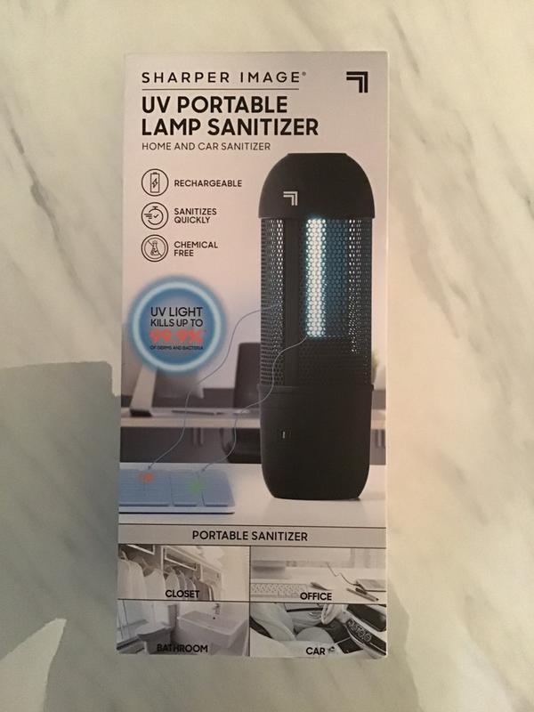 Sharper image air sanitizer uv deals portable