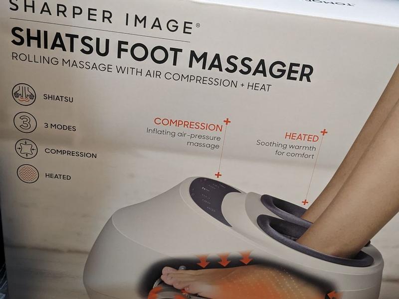 3 Modes & Speeds Shiatsu Foot Massager w/ Heat