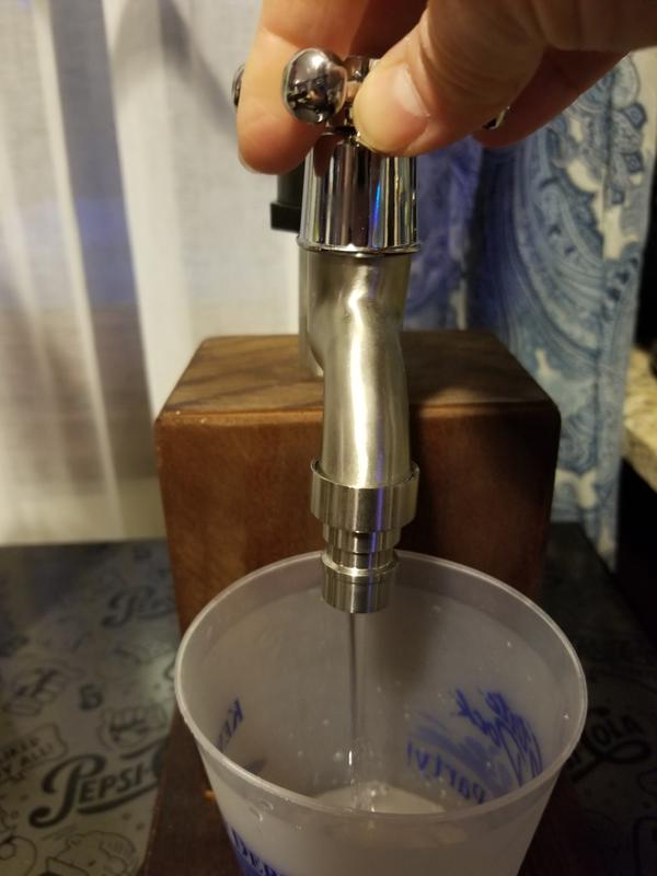 Dispensing the liquour