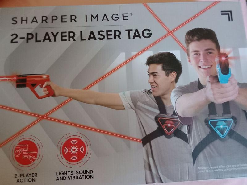 Sharper Image 1005904 Two Player Electronic Laser Tag Set for sale