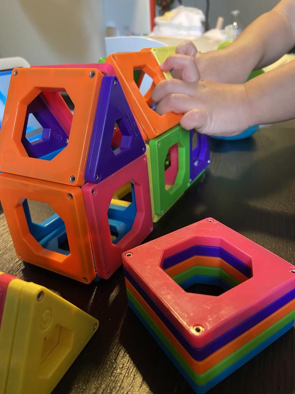 Discovery Kids™ 50-Piece Magnetic Tile Set | Bed Bath & Beyond Discovery Kids™ 50-Piece Magnetic Tile Set | Bed Bath & Beyond