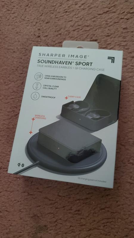 Sharper image sound haven wireless online earbuds