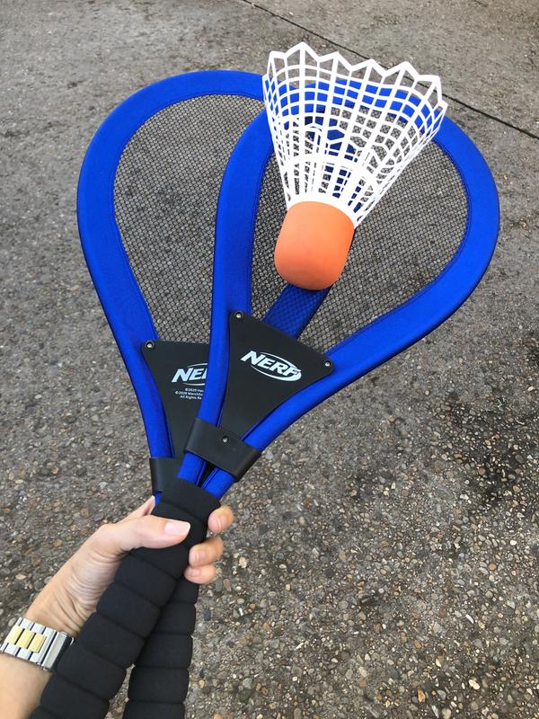 Nerf Game Badminton Set Jumbo - Outdoor Party Game for All Ages