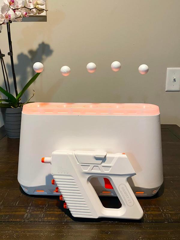 Amazed with the smoothness of the hovering balls.